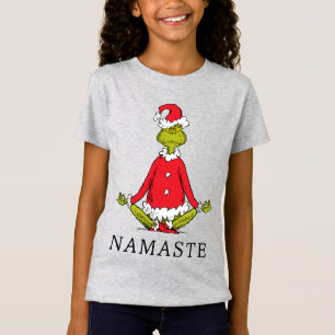 T-Shirt Grinch Namaste Père Noël