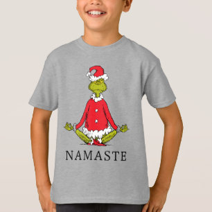 T-shirt Grinch   Namaste Père Noël