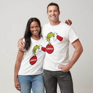 T-shirt Grinch   Nom personnalisé