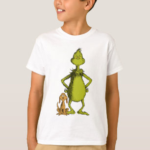 T-shirt Grinch   posture de Max et Grinch