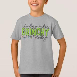 T-shirt Grinch Sentiment Extra Grincheux Aujourd'hui 2