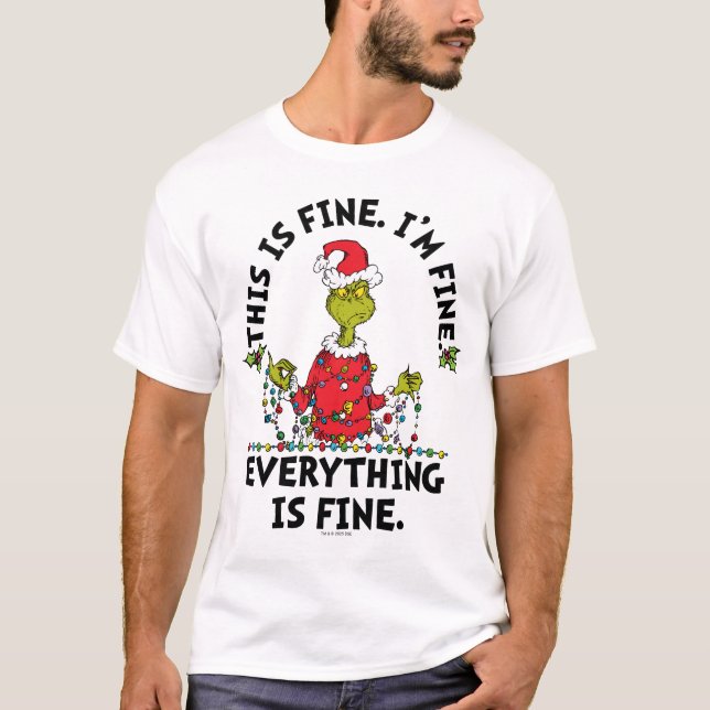 T-shirt Grinch | Tout va bien (Devant)