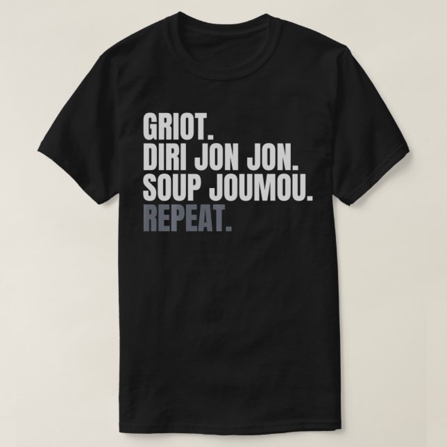 T-shirt Griot haïtien (Design devant)