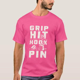 T-shirt Grip Hit Hook Pin de combat Slogan d'entraînement