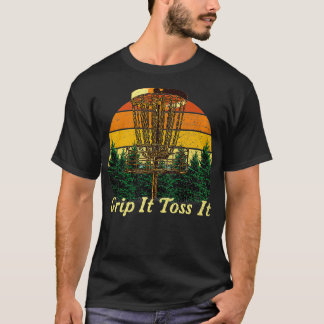 T-shirt Grip It Toit Disque Golf Sports Golf Jeux de Golfe