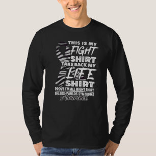 T-shirt Grippe I Zebra Ribbon I Ehlers Syndrome Danlos 1