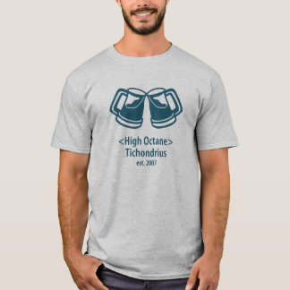 T-shirt Gris à indice d'octane élevé de pièce en t