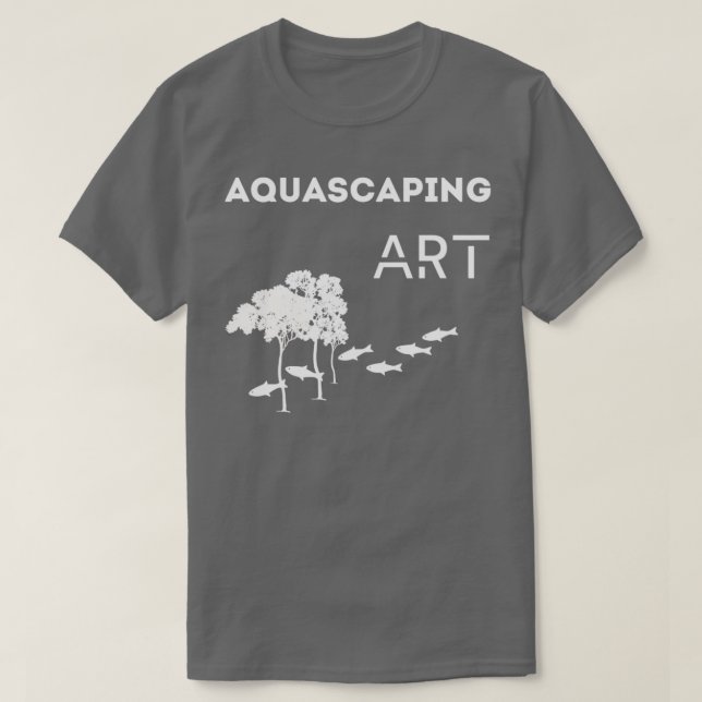 T-shirt gris AQUASCAPANT (Design devant)
