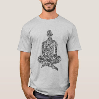 T-shirt (Gris avec le noir) importation esthétique
