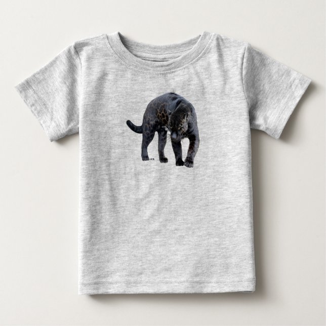 T-shirt gris bébé Jaguar Diablo (Devant)