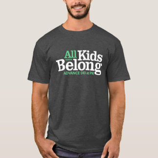 T-shirt gris charbon avant et arrière