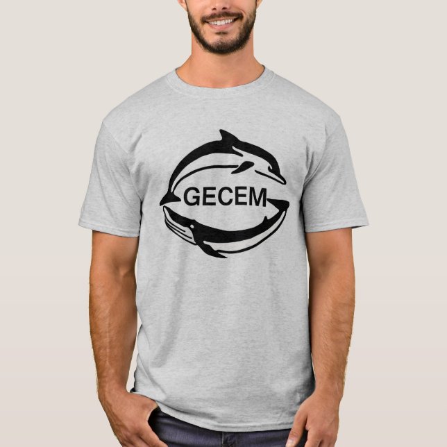 T-shirt gris chiné (Devant)