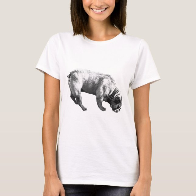 T-shirt Gris curieux, force douce (Devant)