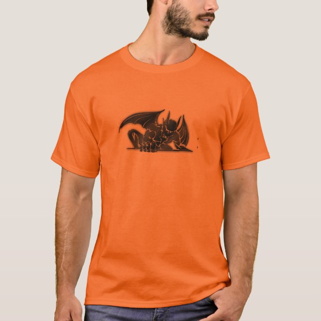 T-shirt Gris de gargouille (Devant)