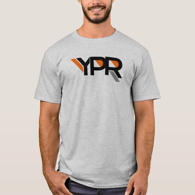 T-shirt Gris de mode de vie de YPR (Devant)