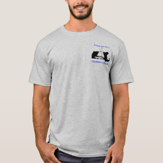 T-shirt gris de mouette de vol