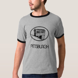 T-shirt Gris de pente de Pittsburgh