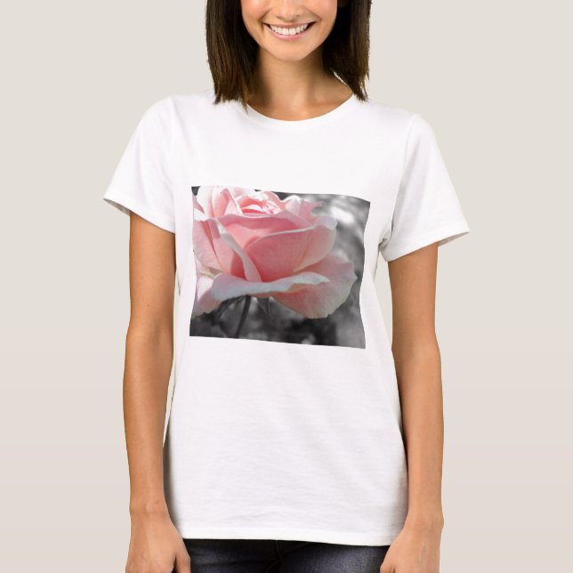 T-shirt Gris de rose de rose (Devant)