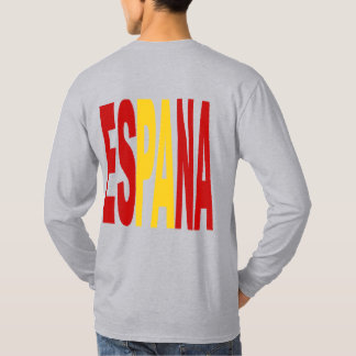 T-shirt gris dos manches longues ESPANA