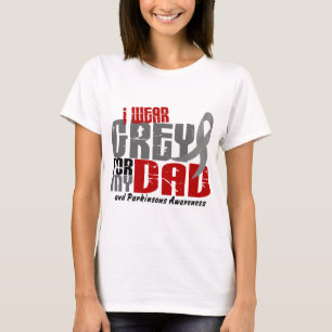 T-shirt GRIS d'USAGE du :maladie de Parkinson I POUR MON