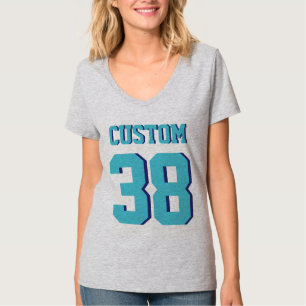 T-shirt Gris et football Jersey de sports des adultes   de