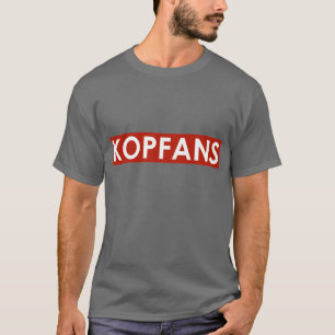 T-shirt gris-foncé de Kopfans
