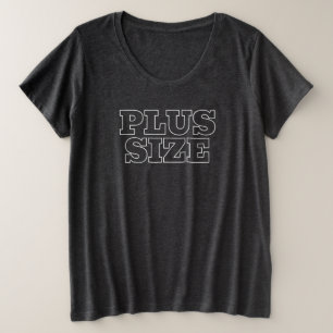 T-shirt gris grande taille pour femmes