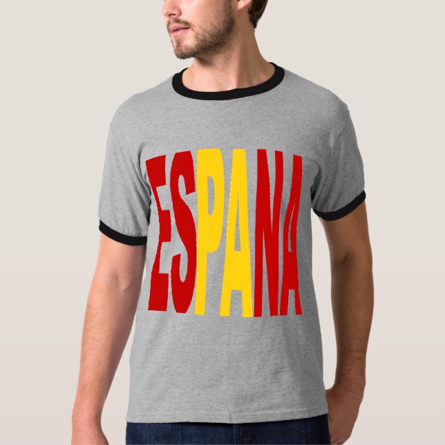 T-shirt gris homme  ESPANA (Devant)