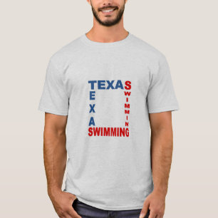 T-shirt gris homme TEXAS PISCINE