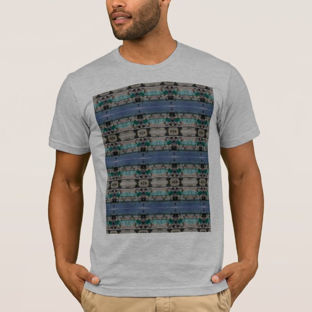 T-shirt gris léger avec design. TS 103 (Devant)
