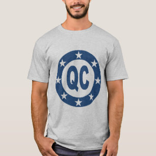 T-shirt gris manches courtes QUEBEC