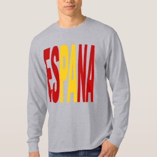 T-shirt gris manches longues ESPANA