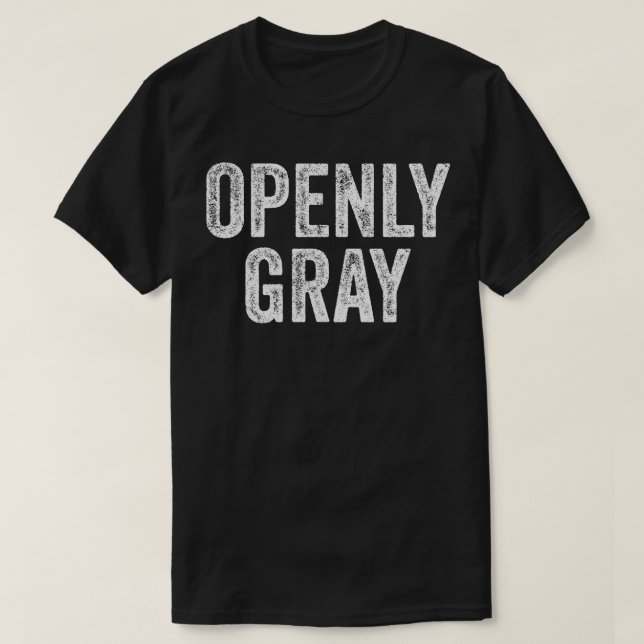 T-shirt Gris ouvert (Design devant)