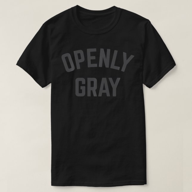 T-shirt Gris ouvert (Design devant)