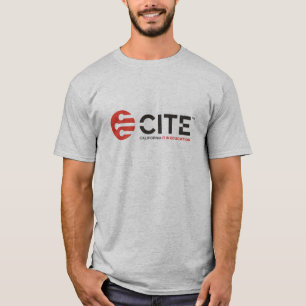 T-shirt gris pour hommes de la CITE