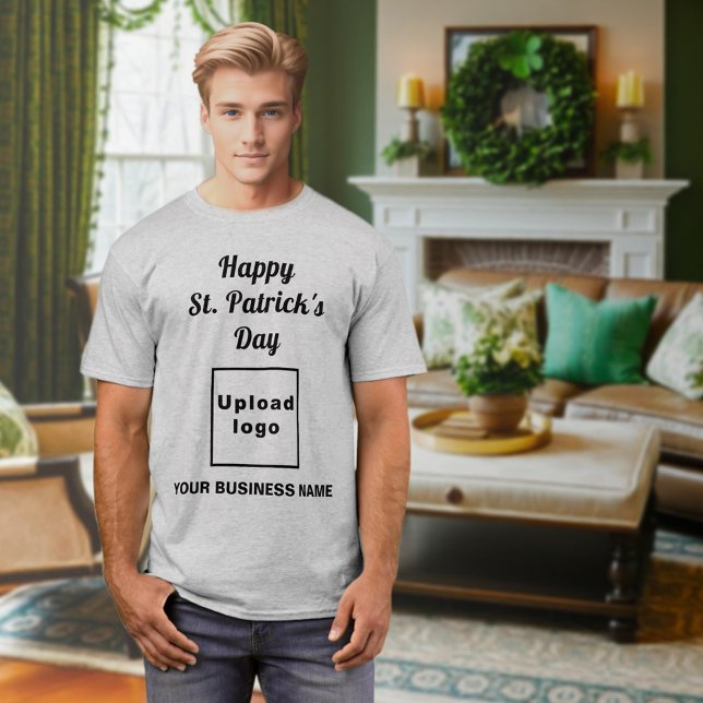 T-Shirt gris pour la Saint-Patrick pour entreprise (Gray St. Patrick's Day business t-Shirt)