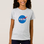 T-shirt gris Premium pour fille de la NASA (XS-XL)<br><div class="desc">Cet article est sans conteste le symbole de notre époque : l'insigne classique de la NASA. Un symbole audacieux qui, comme la NASA elle-même, ne connaît aucune limite. Immédiatement reconnaissable à travers le monde, l'Insignia de la NASA a longtemps défendu le progrès, l'innovation, et le type d'audace et d'audace quasiment...</div>