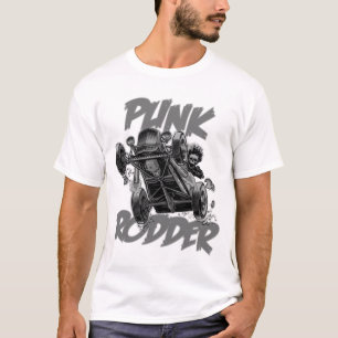T-shirt Gris punk de Rodder
