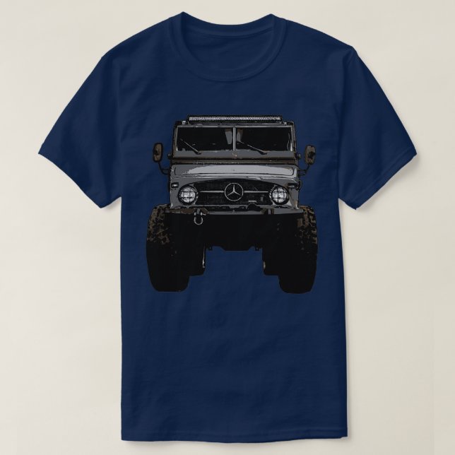 T-shirt gris rétro UNIMOG (Design devant)