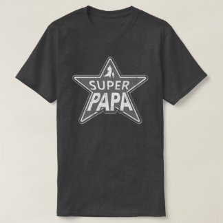 T-shirt Gris superbe de papa