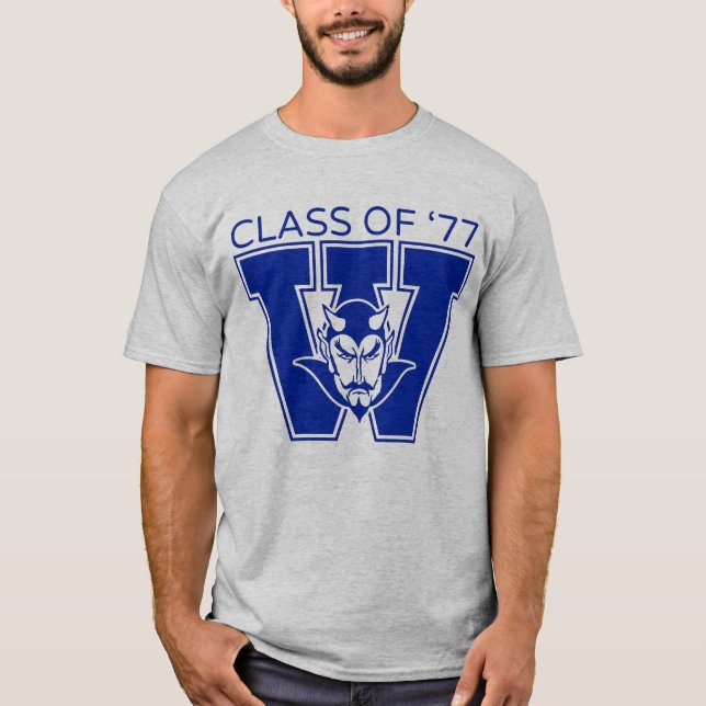 T-Shirt Gris Wa-Hi Promotion 1977 (Devant)