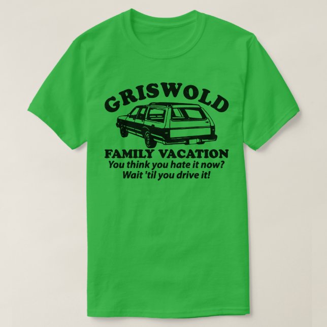T-shirt Griswold Family Vacances Design vintage (Design devant)