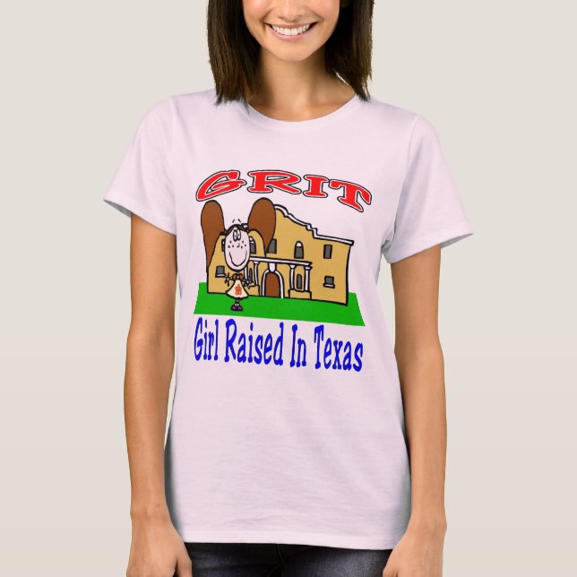 T-shirt GRIT - Fille Élevée Au Texas (Devant)