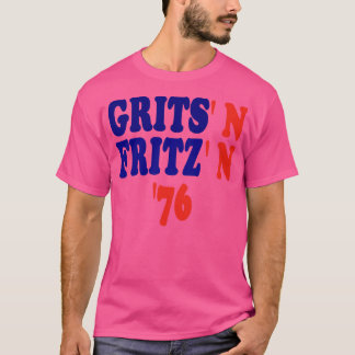T-shirt Grits N Fritz Jimmy ter Et Walter Mondale Campagne