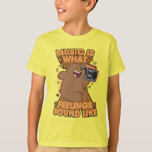 T-shirt Grizz - La musique est ce que les sentiments resse