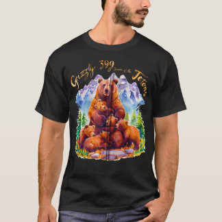 T-shirt Grizzly 399 Amateurs D'Ours Reine De La Nation Tet