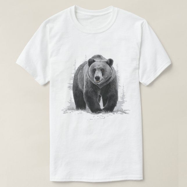 T-shirt Grizzly Bear (Design devant)