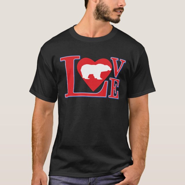 T-shirt Grizzly Bear Love (Devant)