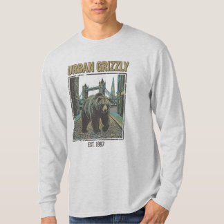 T-shirt Grizzly Urbain Vintage Streetcore Faune