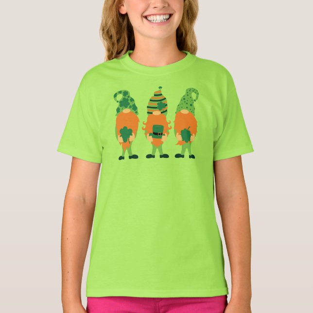 T-shirt Grnomes de la Saint Patrick (Devant)